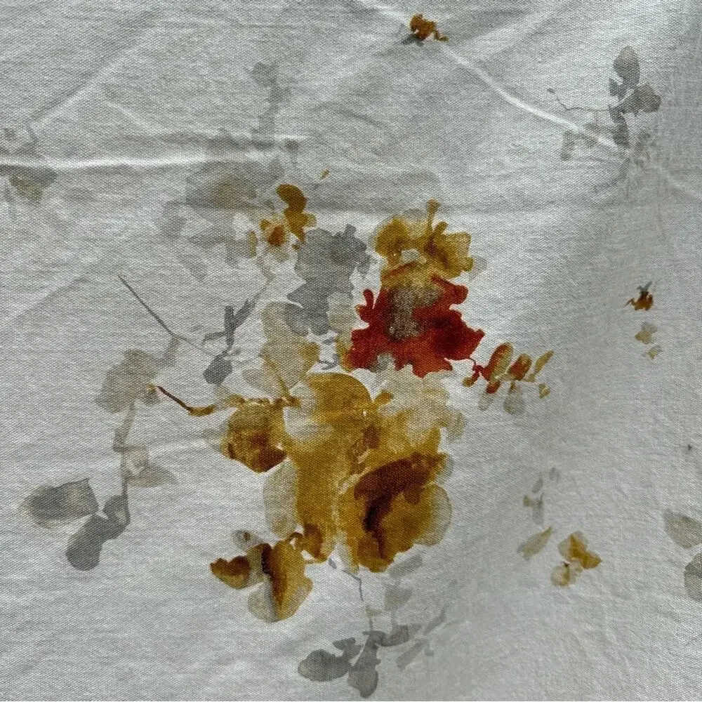 Calvin Klein‎ Floral fall brown & gold Fabric Tablecloth  harvest autumn colors